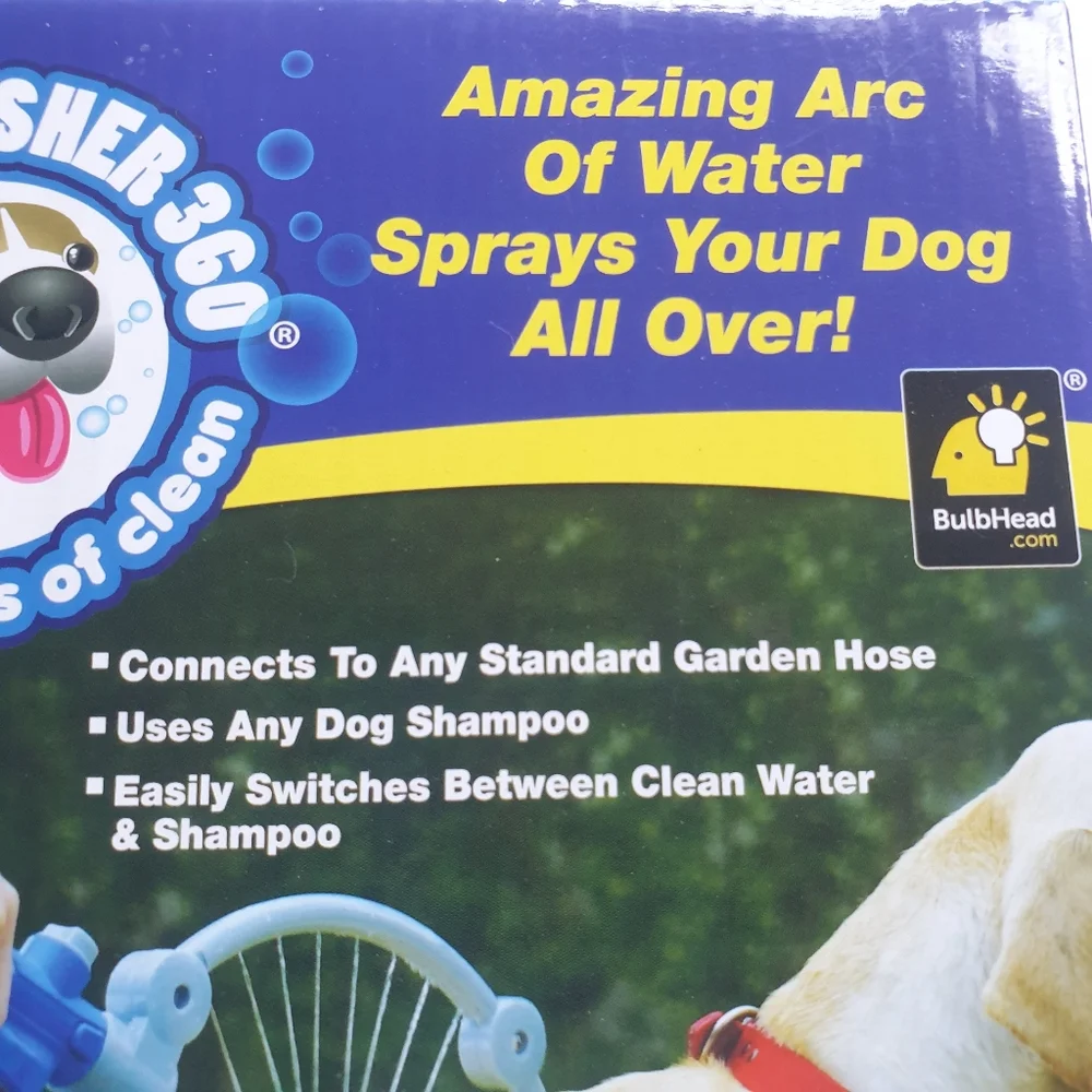As Seen on TV Dog Woof Washer w/360° Connect Hose Ring Washer Tool for All Breed